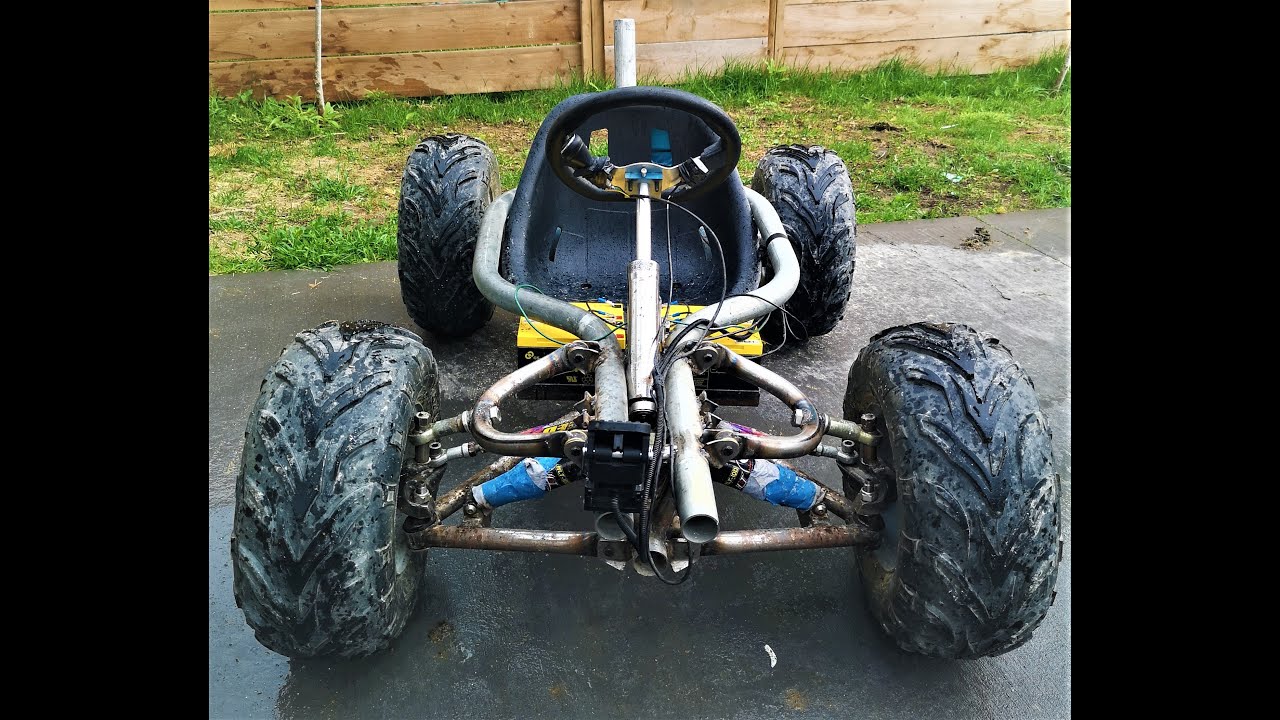 Cybertruck of Go Kart Builds + First Run. - YouTube