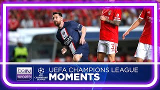Messi curls home golazo vs Benfica 😍 | UCL 22/23 Moments
