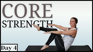 10 Minute MORNING YOGA - 7 Day Challenge - DAY 4 Core Strength & Stability