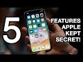 5 iPhone X Features Apple Kept Secret!
