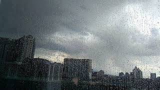 [ФУТАЖИ FREE] - Облака, окно, дождь, тучи