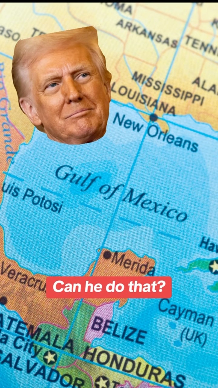 Trump signs executive order to rename Gulf of Mexico to Gulf of America #shorts