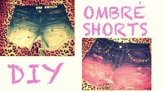 Diy Ombre Shorts
