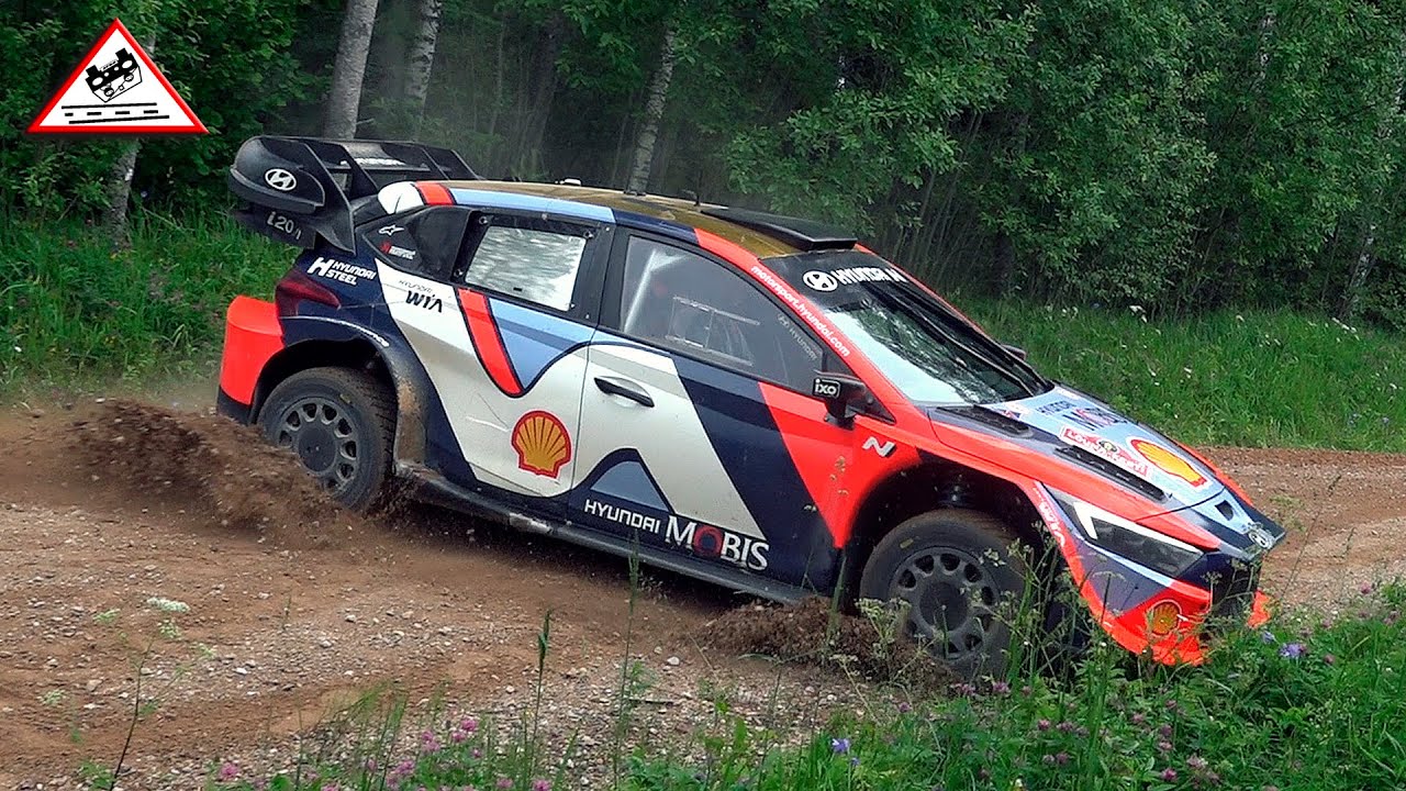 Thierry Neuville Test Day | Rally Estonia 2025 | Hyundai i20 N Rally1 [Passats de canto]