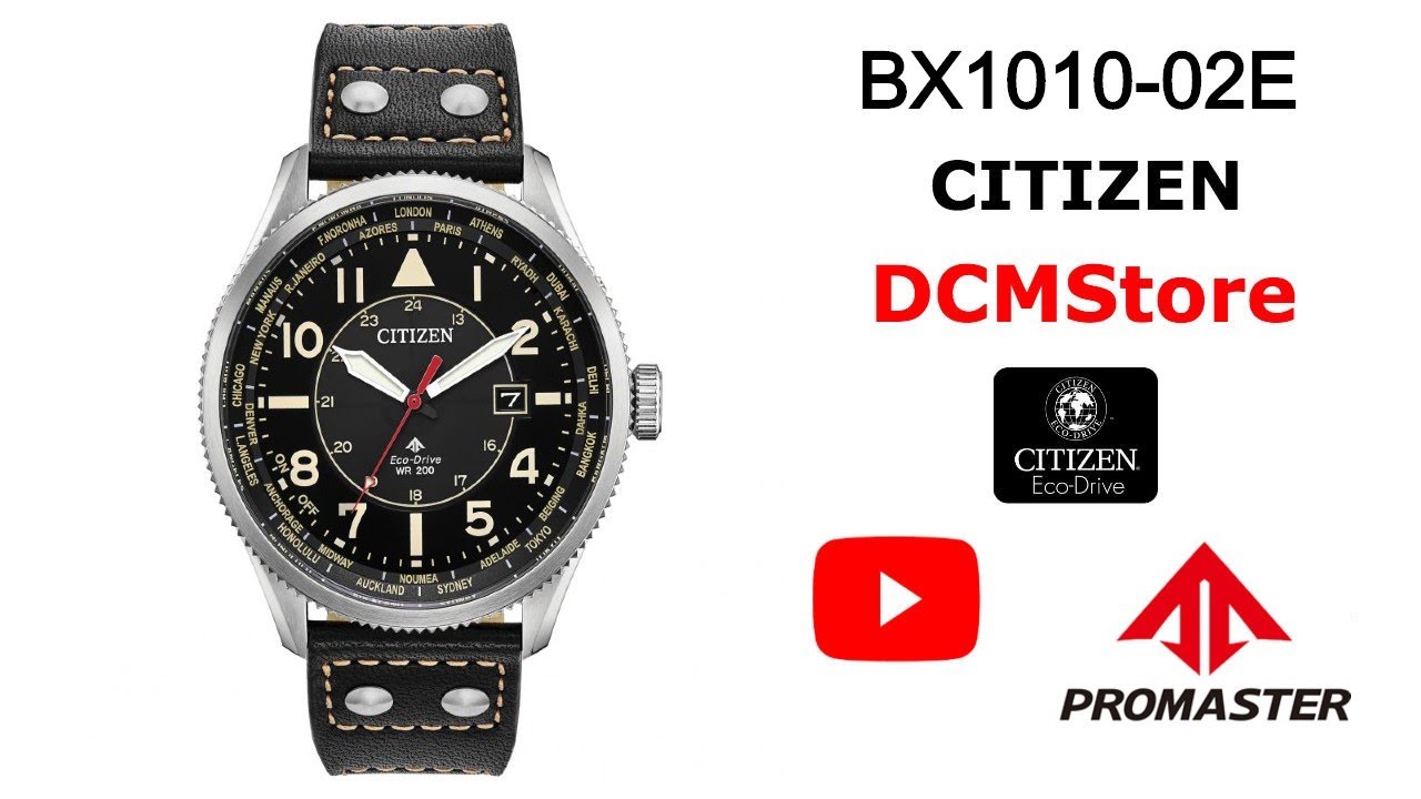 BX1010-02E Citizen Promaster Nighthawk Black Dial