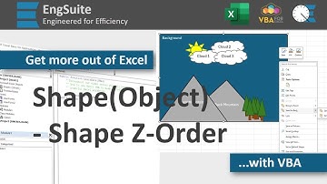 Move Shape Front to Back (Z-Order) - Excel VBA