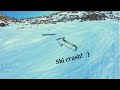 Ski Crash on the Tunnel - Full Run | Alpe D'Huez 2019