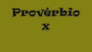 Proverbio X - Unção Procede
