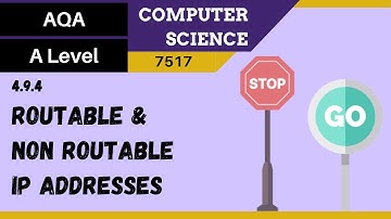 156. AQA A Level (7517) SLR22 - 4.9.4 Routable and non-routable IP addresses