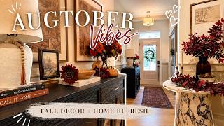 Our First AUGTOBER DIY | Full Entryway Transformation & Setting the vibe for fall 🍂