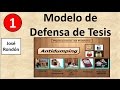 Ejemplo de Power Point para Defensa de Tesis - YouTube
