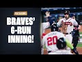 Travis d'Arnaud gives Braves' lead with HUGE 3-run homer! Braves go off for big 6-run inning!