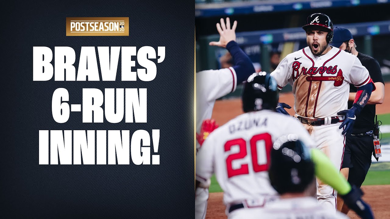 Travis d'Arnaud gives Braves' lead with HUGE 3-run homer! Braves go off for  big 6-run inning! 