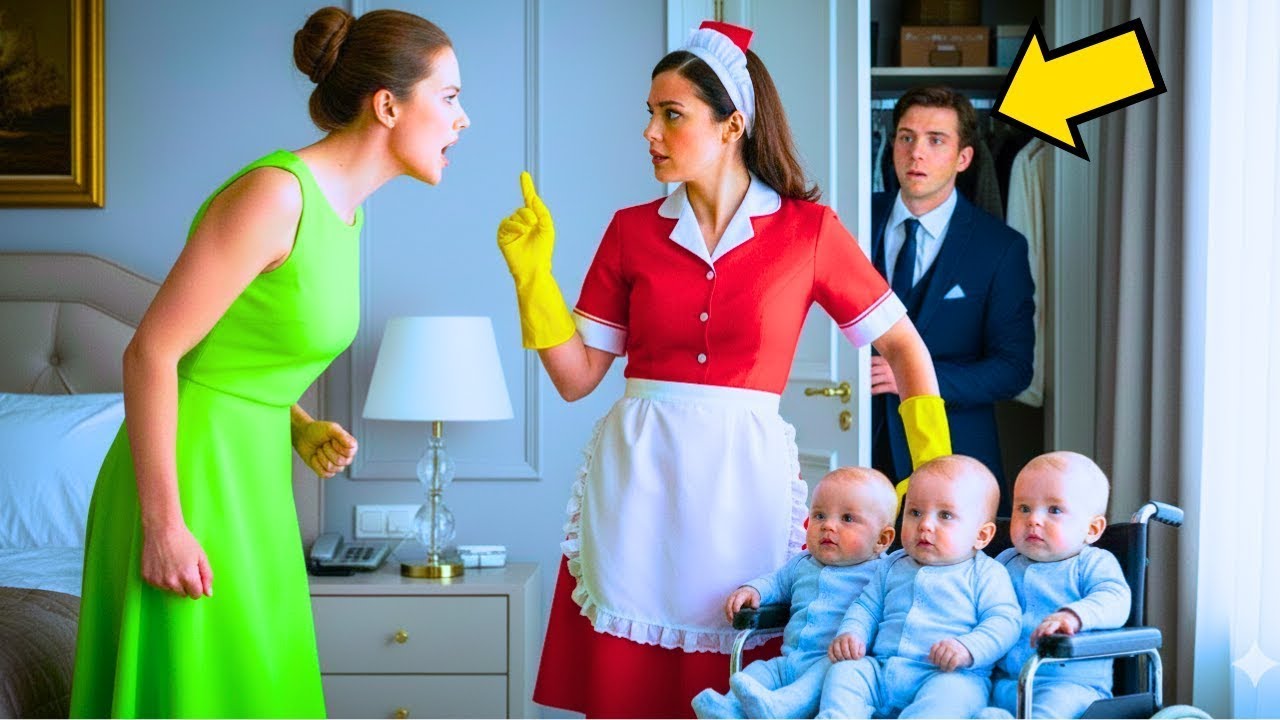 Богатый ВДОВЕЦ спрятался, чтобы увидеть, как его НЕВЕСТА обращается с его ТРОЙНЯШКАМИ... пока