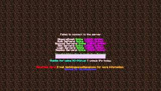 MC-Status: Is Minecraft Down: SERVER EDITION!