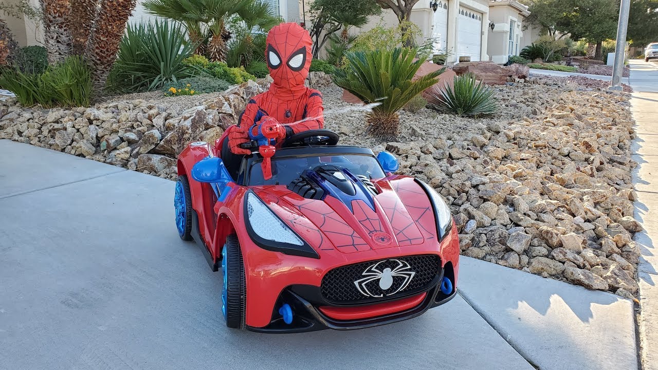 Spiderman Voiture Super électrique Pour Enfant de 6 V, Spiderman Voiture  Jouet, Voiture Jouet – Видео Dailymotion