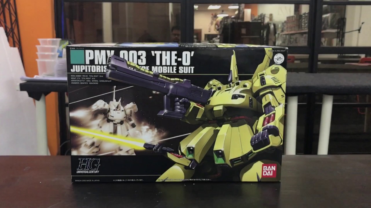 PMX-003 THE O Model Kit HG 1/144 Gunpla Box Art - YouTube