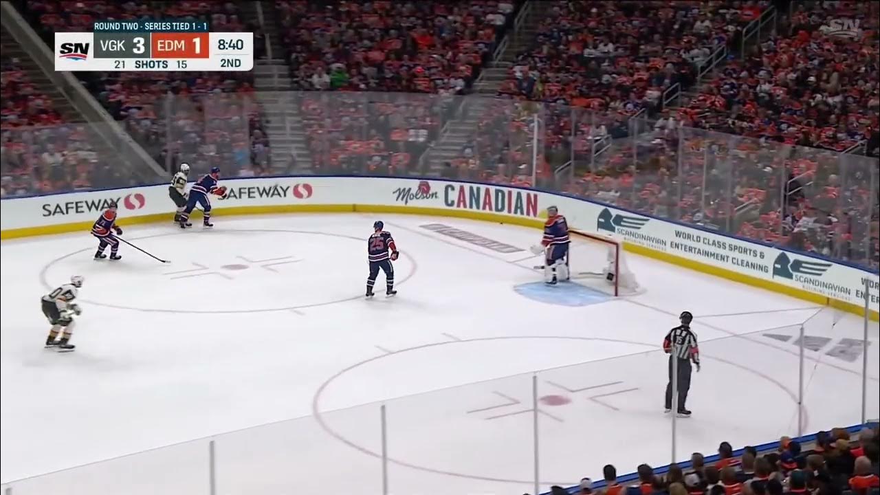 Mattias Ekholm perfect angle on Keegan Kolesar YouTube