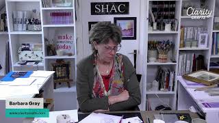 🔴 Clarity SHAC LIVE - 306 - Doodled Butterfly &amp; Flowers Round with Frame - Part 2