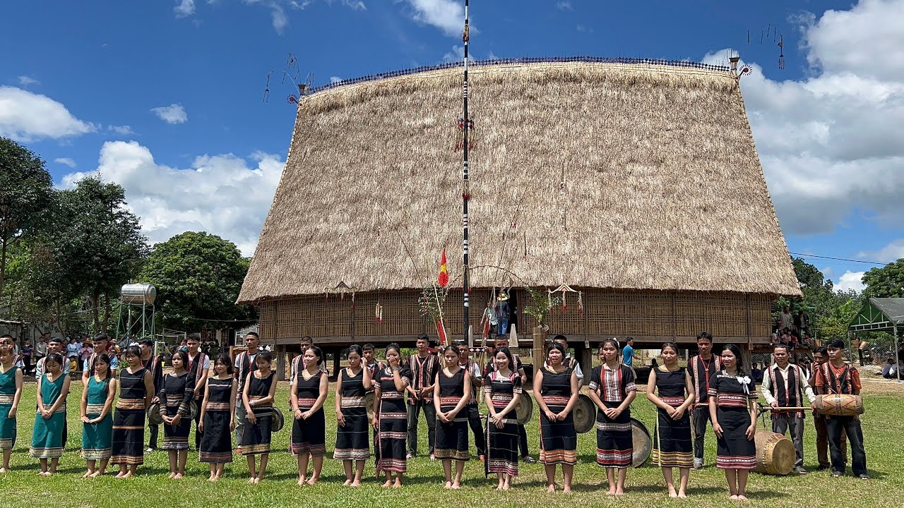 Lễ Mừng Nhà Rông Mới của Làng Kon Băh xã Ia Khươl 2025