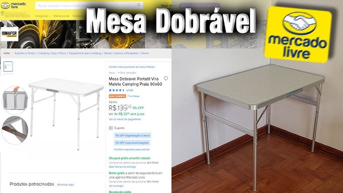 MultiLeone.com - Mesa Dobrável LifeTime super resistente 