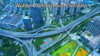 Aerial China：Wuhan Baofeng Road Overpass武漢寶豐路交流道