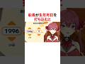 船長が生年月日を打ち込むと　 #VTuber#ホロライブ#雑学#豆知識