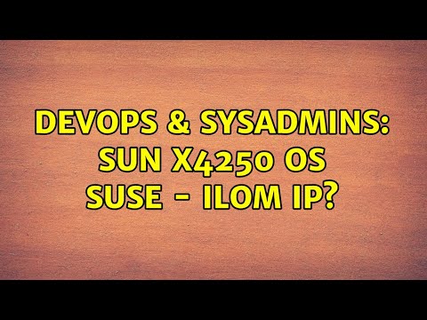 DevOps & SysAdmins:
