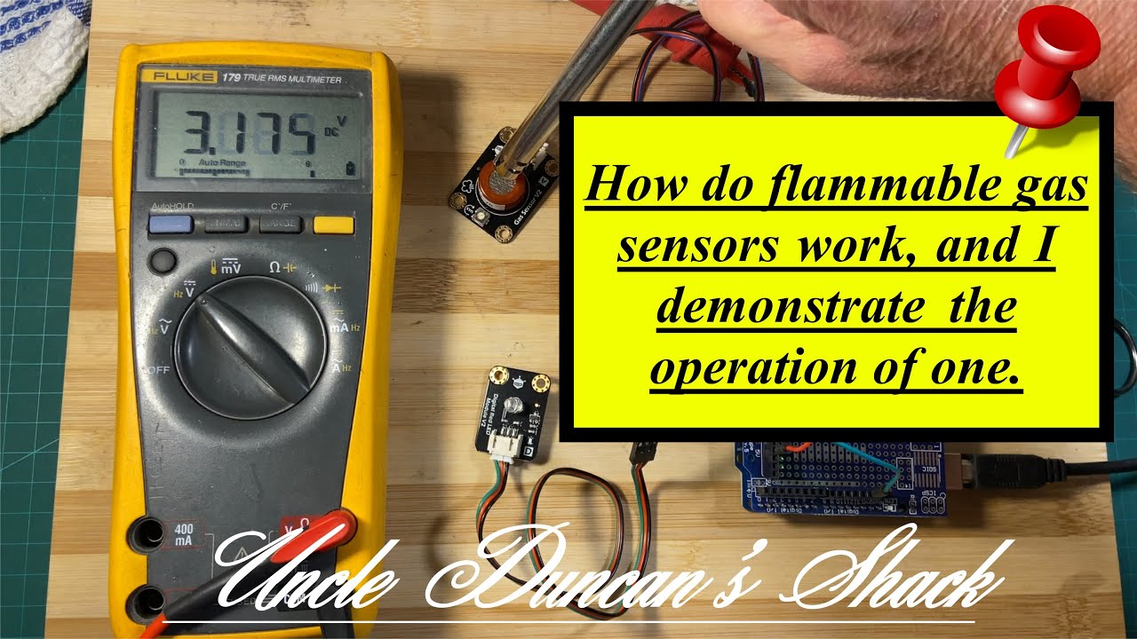 Flammable gas sensor experimentation and demonstration with an Arduino ...