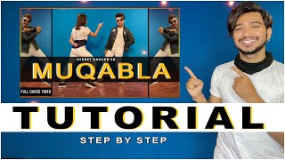 Muqabla Dance Tutorial | Step By Step | Vicky Patel Choreography | New Bollywood hip hop