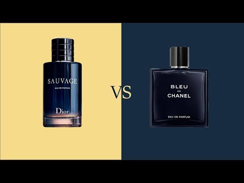 bleu de chanel parfum vs dior sauvage 