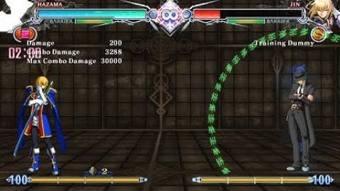 hazama combo bbcf