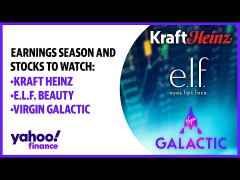 Kraft heinz, e. L. F. Beauty, virgin galactic: earnings movers