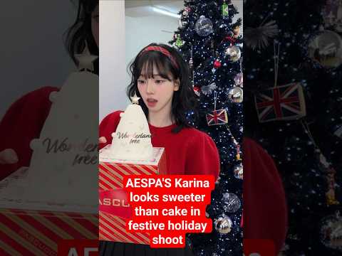 AESPA'S Karina radiates holiday sweetness in early Christmas photos | ytshorts | kpop | #trending