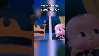 Carol Was Angry With The Baby And Hit The Table.