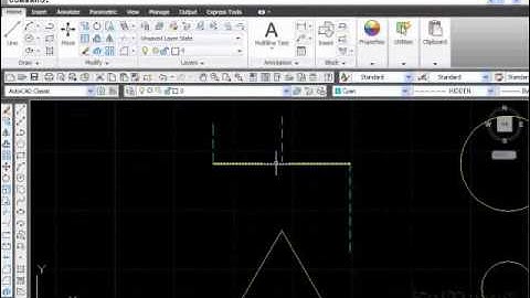 AutoCAD 2D - Object Snaps - osnap - Overview