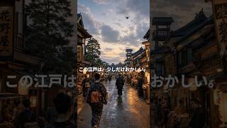 この江戸は、少しだけおかしい。| Edo Meets Reiwa Japan| AI #Shorts #aijapan #ai映像 #ai動画 #架空都市