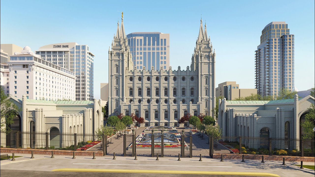 Virtual Walk Through Of Coming Renovations To The Salt Lake Temple Youtube