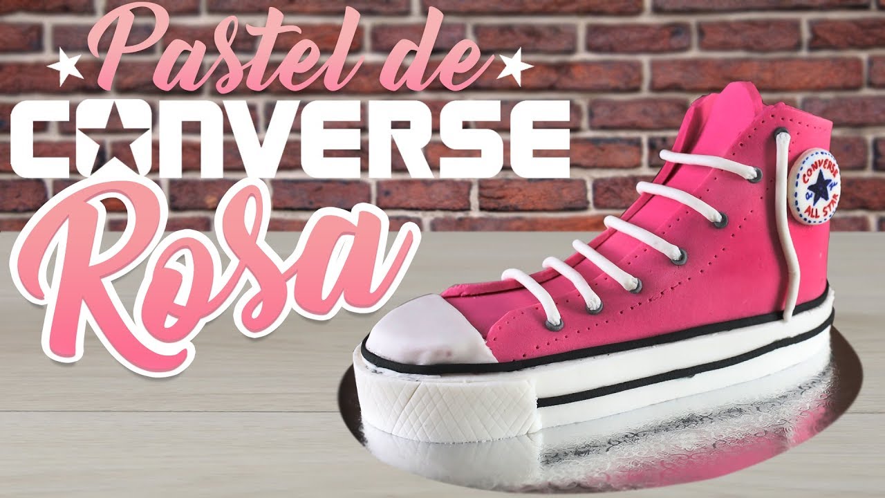 converse rosa pastel