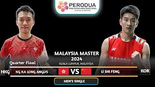 Ng Ka Long Angus (HKG) Vs Li Shi Feng (CHN) | QF | Malaysia Master 2024 Badminton by Bankminton 307 views 7 days ago 9 minutes, 31 seconds