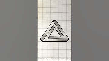 Mind-Bending Magic: Unveiling 3D Wonders on Graph/Grid Paper!✍🏻 #shorts #shortvideo #3ddrawing