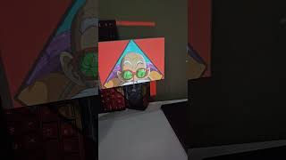 Dragonball ball Master roshi projector testing #shorts #satisfying #projector