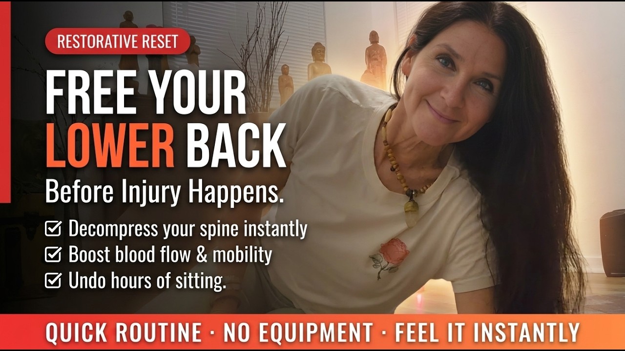 Low Back Decompression Exercises for Pain Relief & Mobility | Spinal Reset for Tight Backs