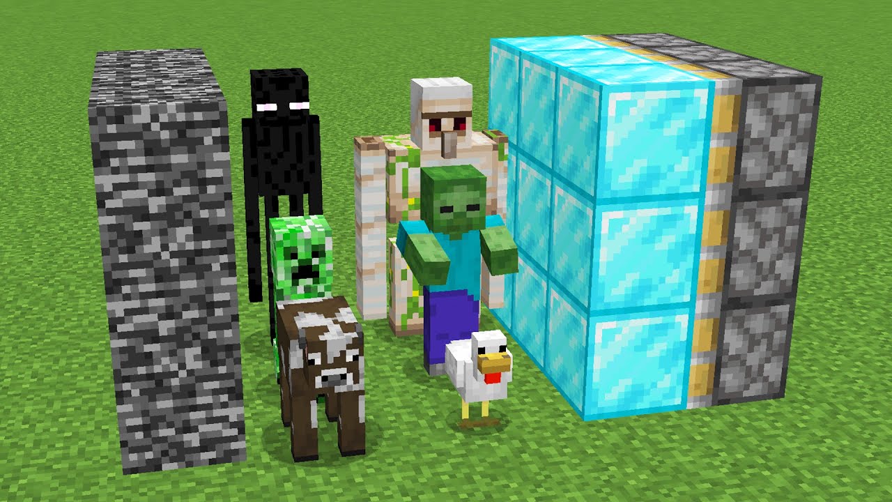 all mobs + diamond = ??? YouTube