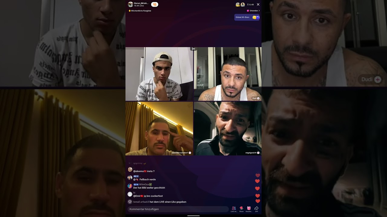 Yasser.🤯🤯Engelsgesicht u.kürtIbo vs.Harun...😡