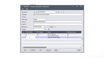 Process Scheduler for Sage 300 in 20 minutes