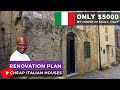 Cheap Houses In Italy | My Tiny House Renovation Plans | Mussomeli Sicily - EP 7