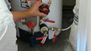 Hybrid Solar Water Heater Installation - YouTube