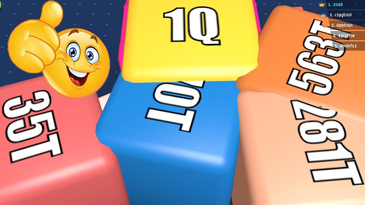 Cubes 2048.io - Over 1.1Quintillion score! 