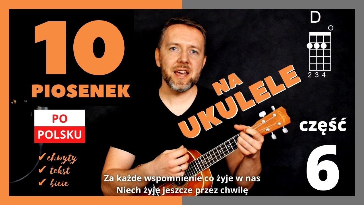 10 polskich piosenek na UKULELE + akordy | część 6 (Wilki, Dawid